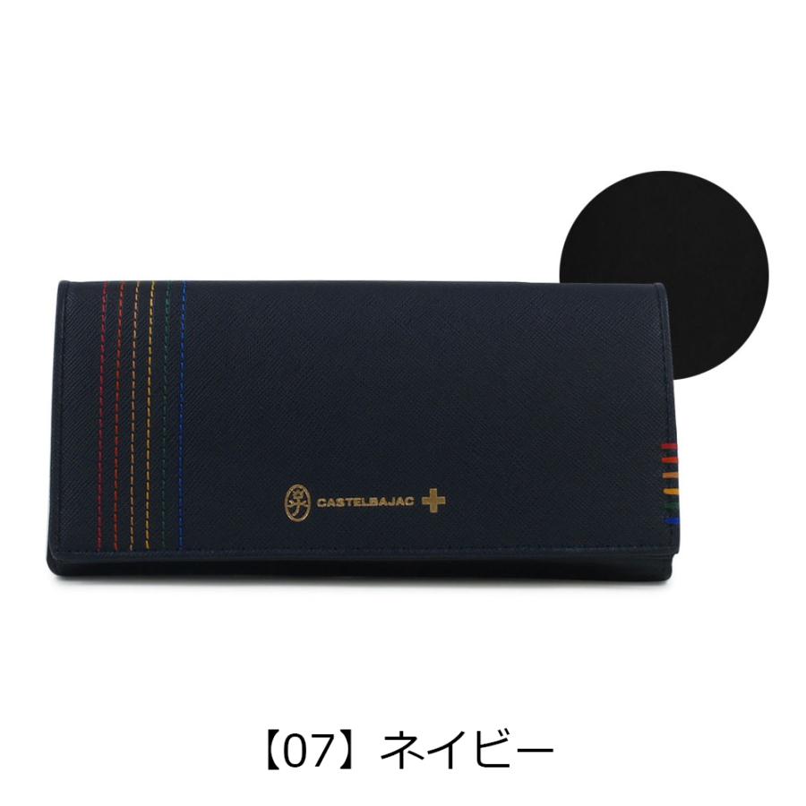 CASTELBAJAC（カステルバジャック） 長財布 本革 ステッチ 027604