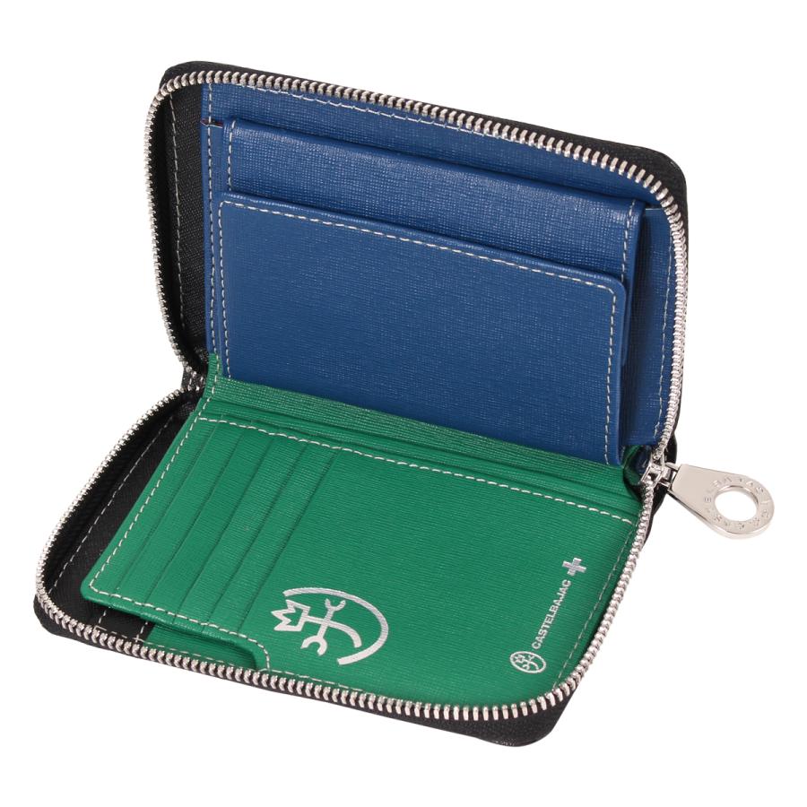 CASTELBAJAC グリーン 二つ折り財布 楽天市場】カステルバジャック 財布 二つ折り ラウンドファスナー