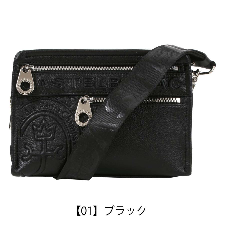 カステルバジャック ショルダーバッグ ダナン 045113 CASTELBAJAC | 横型 斜め掛け ミニショルダー セカンドバッグ エンボス 型押しの画像