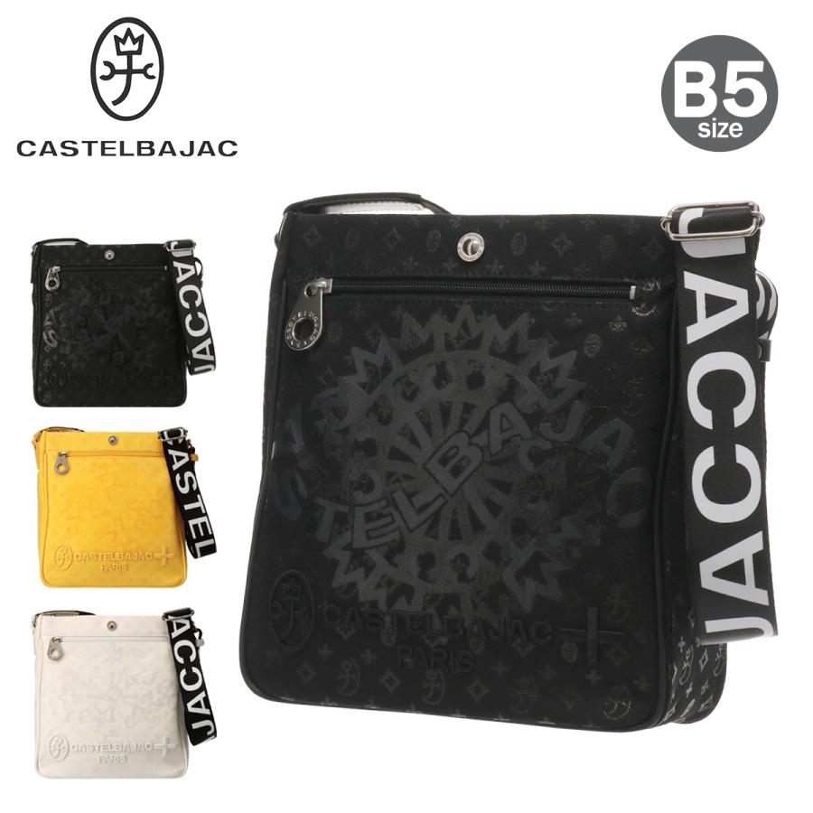 【レビュー投稿で+5％還元】カステルバジャック ショルダーバッグ B5 メンズ インサイト 057133 CASTELBAJAC | 帆布 プリント 刺繍 クリスマス_mp CASTELBAJAC（カステルバジャック） ショルダーバッグ B5 メンズ イン