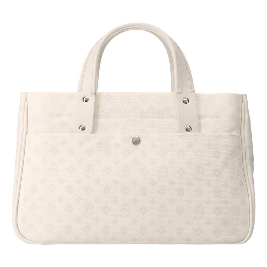 N*k様 CASTELBAJAC トートバッグ ホワイト サイズ40 CASTELBAJAC（カステルバジャック） トートバッグ ドライビングトート