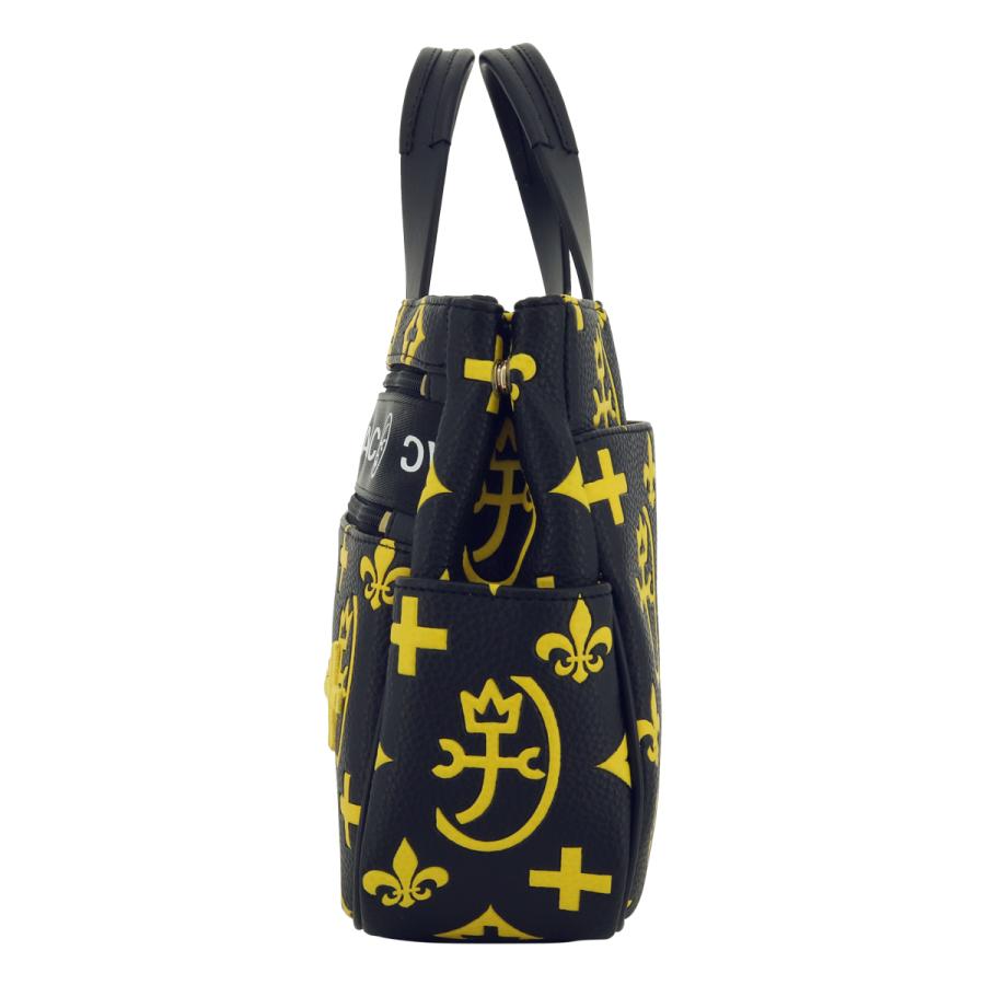 [美品] カステルバジャック　トートバッグ　ブラック✖️イエロー　ユニセックス 美品] カステルバジャック トートバッグ ブラック✖️イエロー ユニ