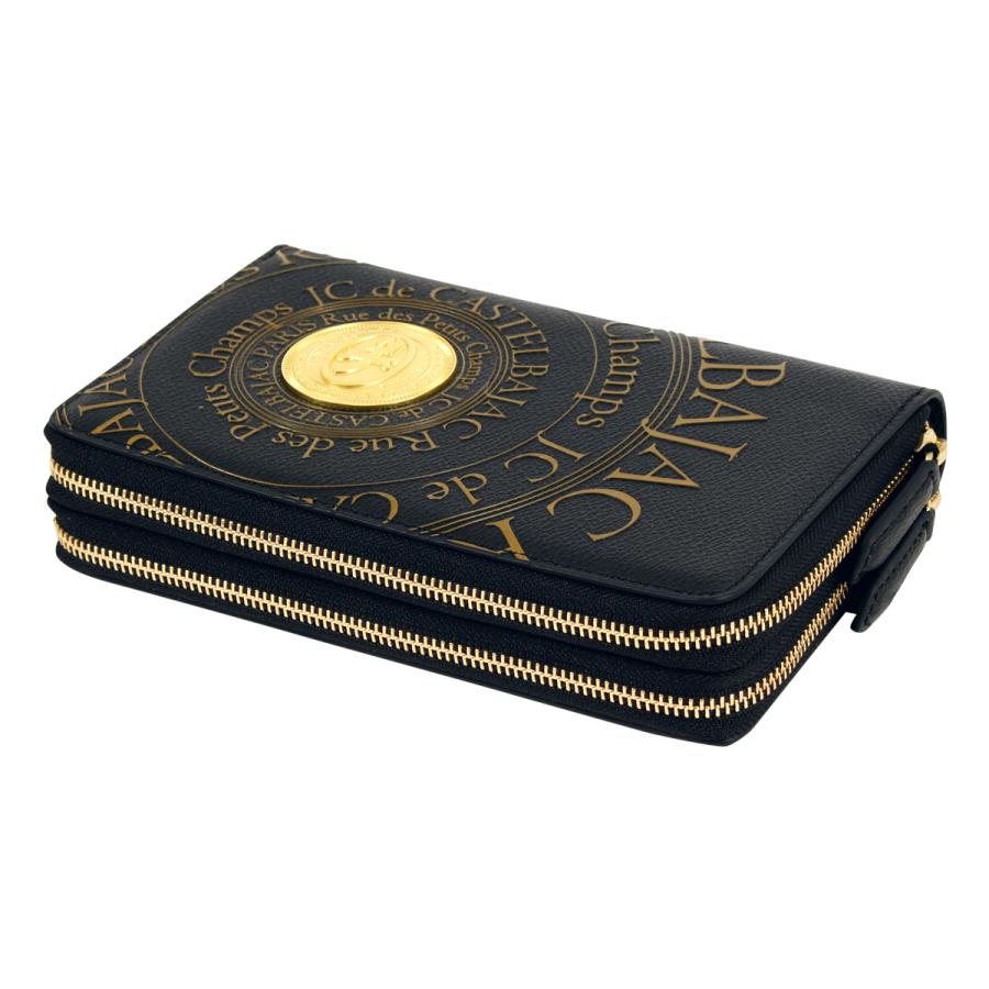 CASTELBAJAC（カステルバジャック） 長財布 本革 ダブルファスナー