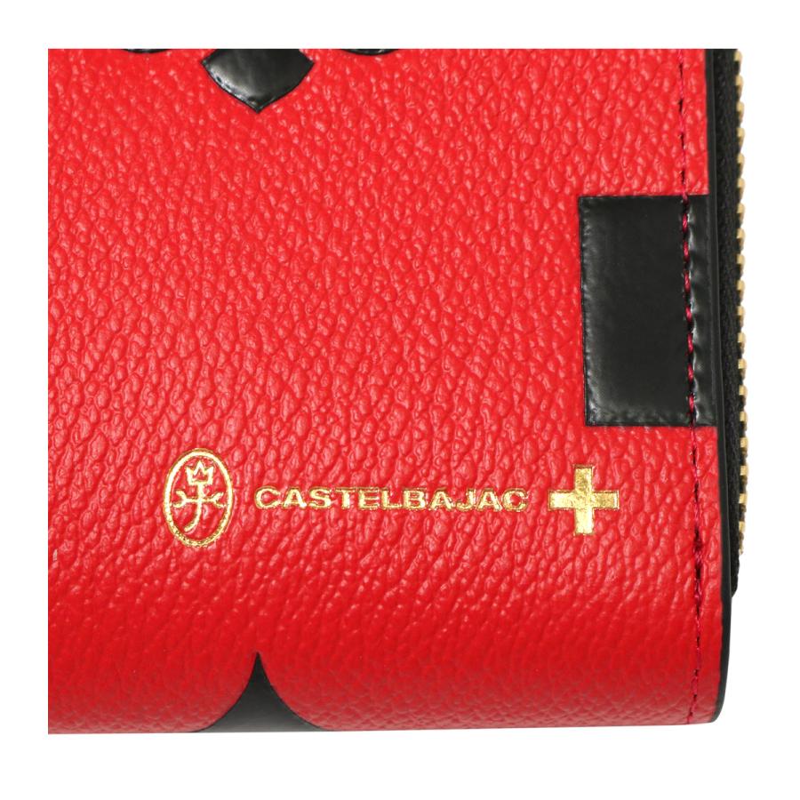 【新品本物】CASTELBAJAC　 ファスナー財布/赤￥22,000- 新品本物】CASTELBAJAC ファスナー財布/赤 ￥22,000- - メルカリ