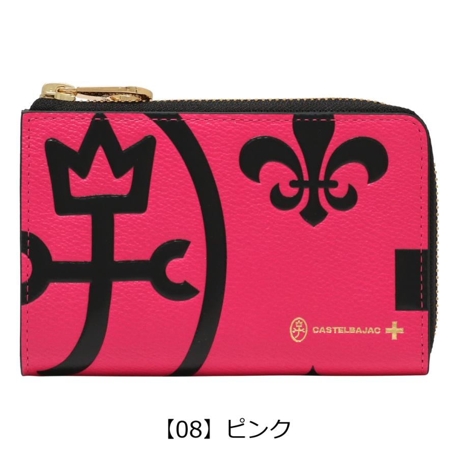 CASTELBAJAC（カステルバジャック） 財布 二つ折り 本革 L字ファスナー