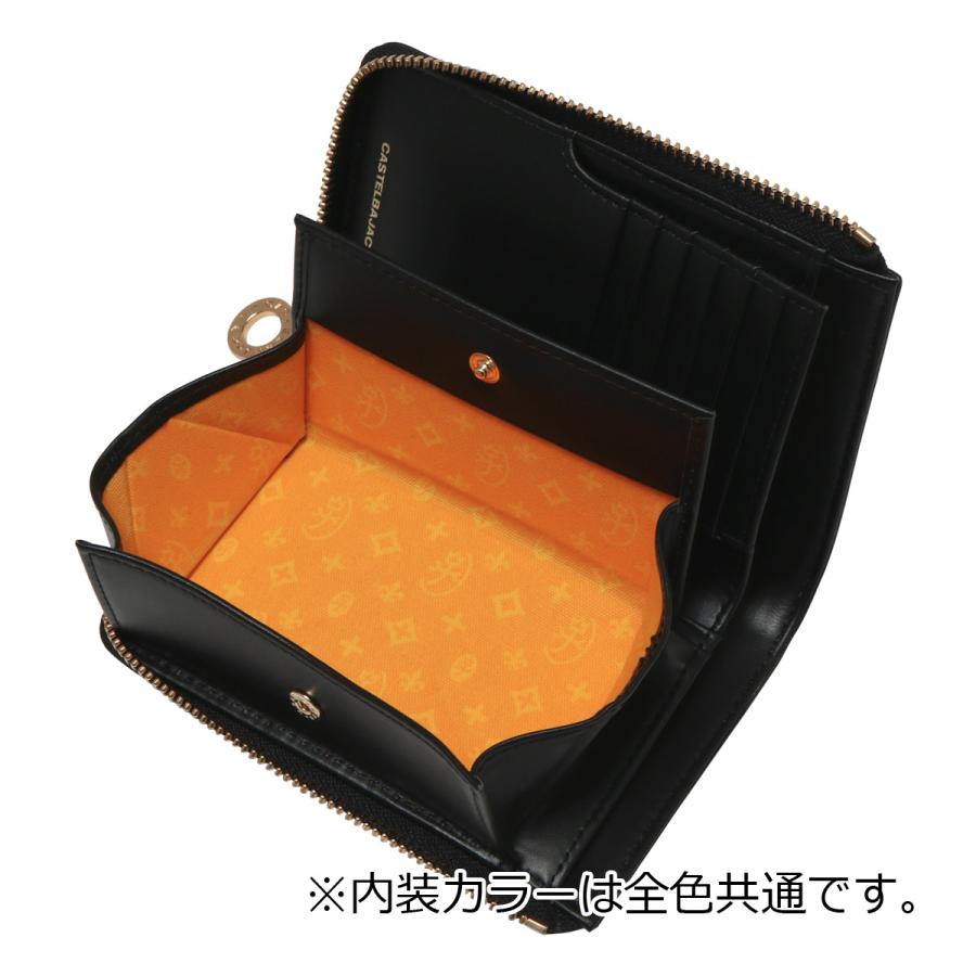 CASTELBAJAC（カステルバジャック） 財布 二つ折り 本革 L字ファスナー