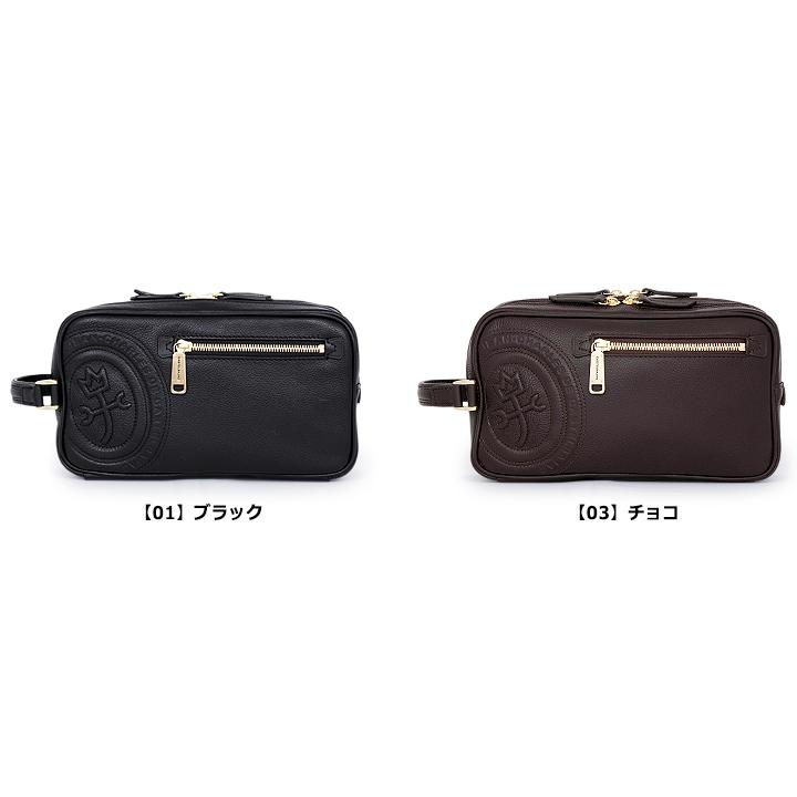 CASTELBAJAC カステルバジャック セカンドバッグ 本革 黒　美品 CASTELBAJAC（カステルバジャック） セカンドバッグ 085204 ロンド