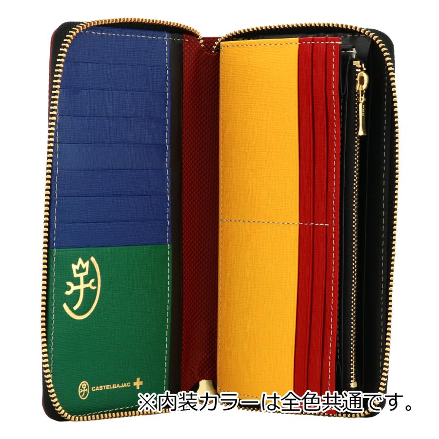 CASTELBAJAC（カステルバジャック） 長財布 本革 ラウンドファスナー