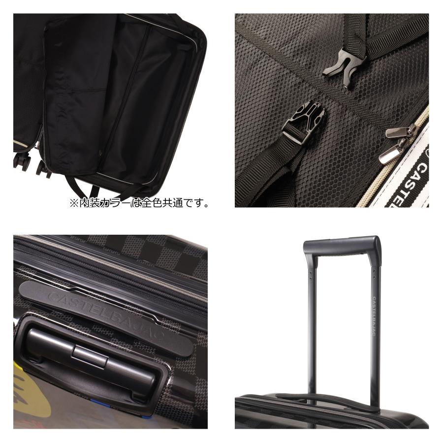 CASTELBAJAC（カステルバジャック） スーツケース キャリーケース 拡張