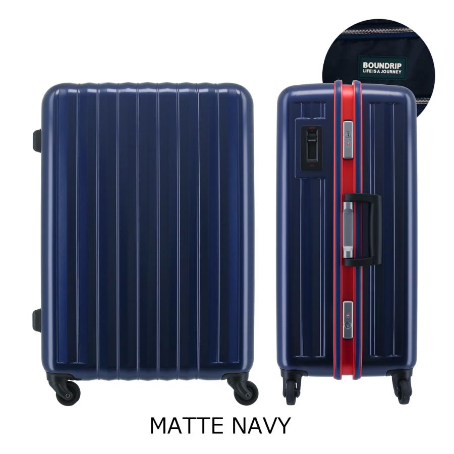 BOUNDRIP（バウンドリップ） スーツケース フレームシリーズ 70L 4.3kg