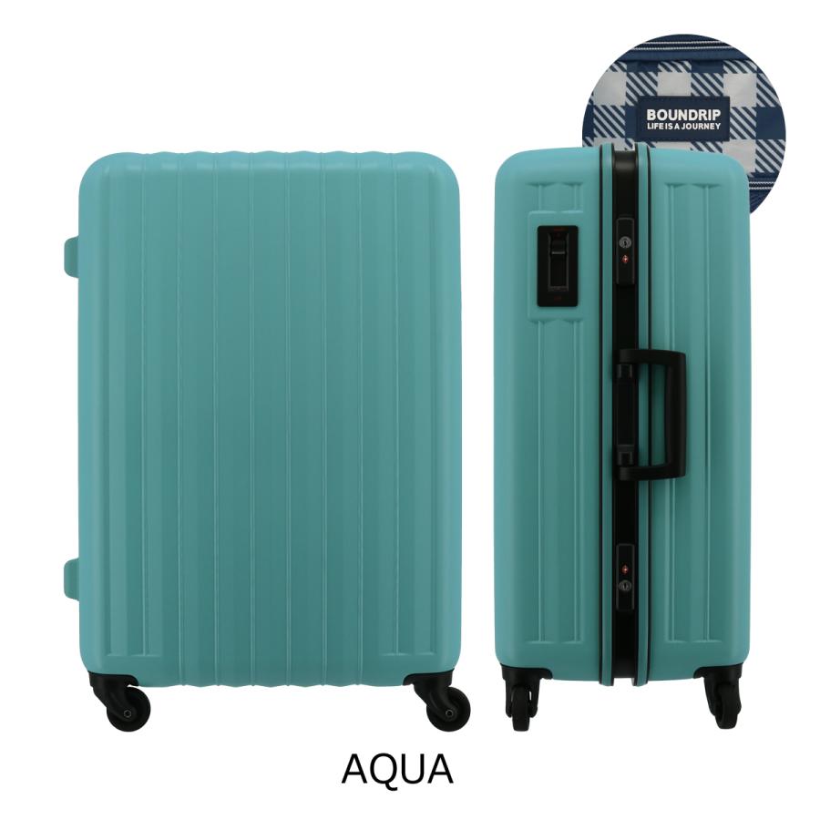BOUNDRIP（バウンドリップ） スーツケース フレームシリーズ 70L 4.3kg