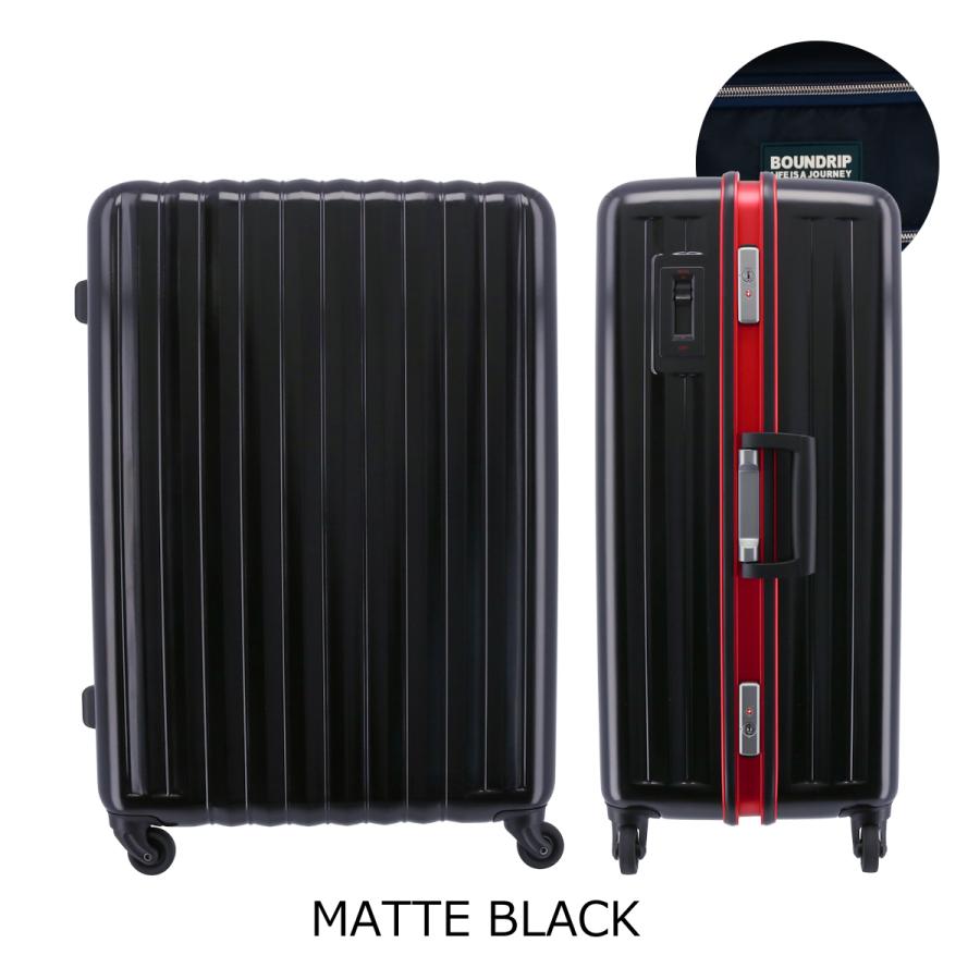 【商品レビューで＋5％】【2年保証】BOUNDRIP スーツケース バウンドリップ キャリーケース 105L 15泊 長期旅行 メンズ レディース BD88 BOUNDRIP（バウンドリップ） スーツケース フレームシリーズ 105L 5kg