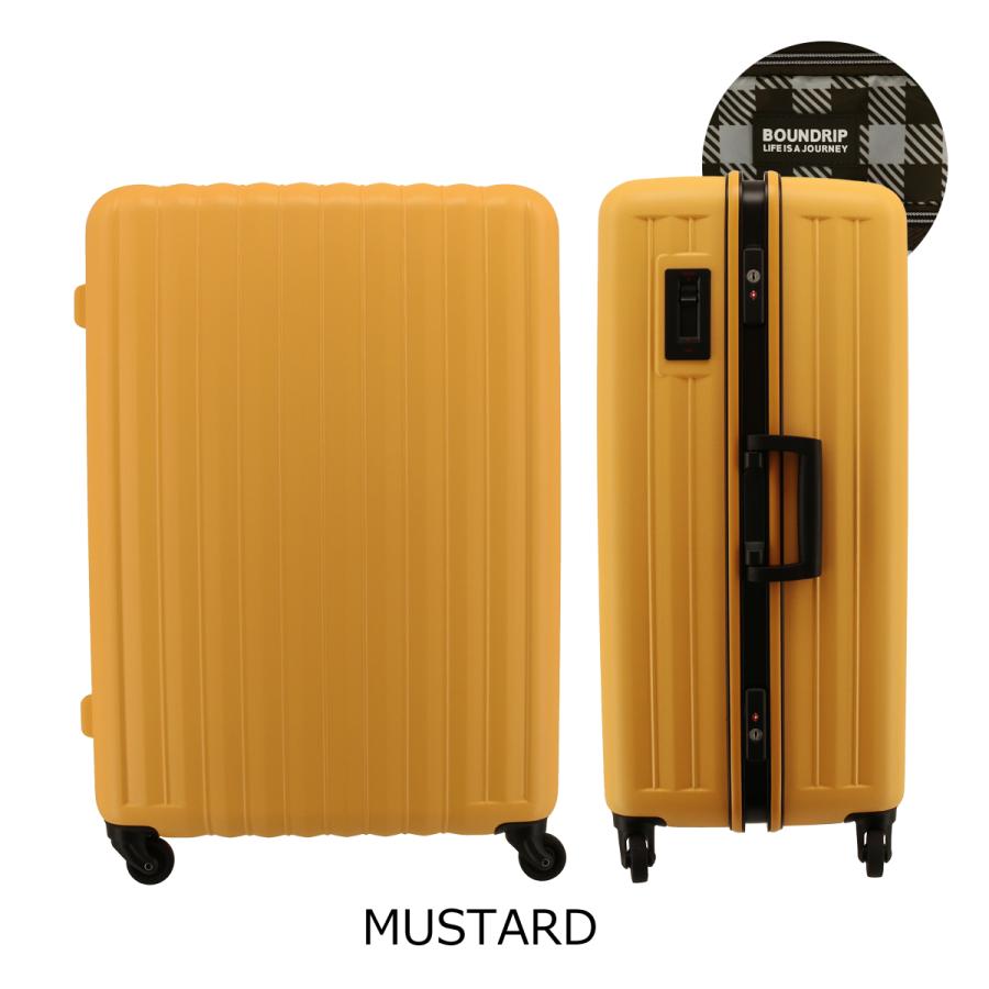 BOUNDRIP（バウンドリップ） スーツケース フレームシリーズ 105L 5kg
