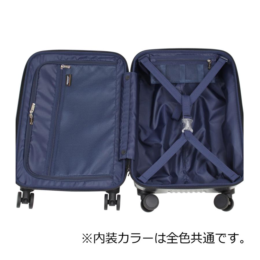 BERMAS（バーマス） スーツケース フロントオープン 35L 54cm 3.1kg