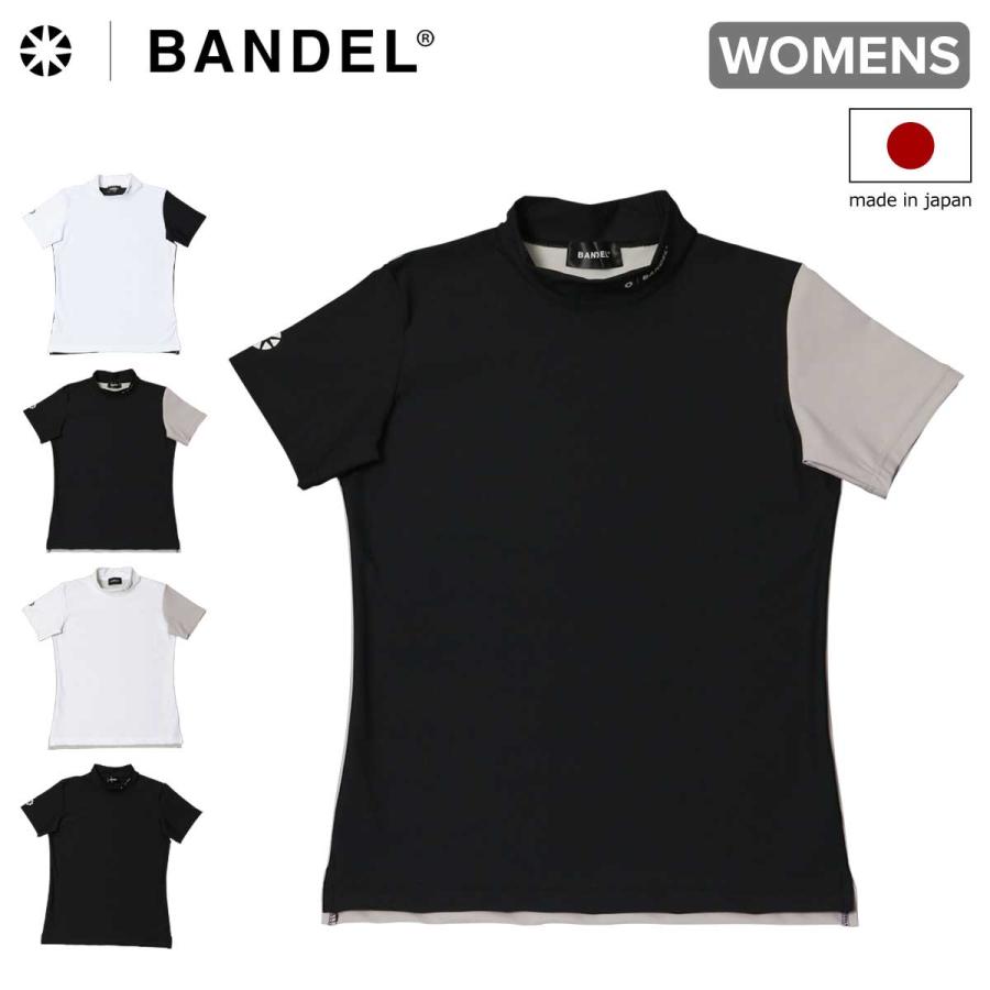 BANDEL バンデル ゴルフ Tシャツ 半袖 ハイネック モックネック