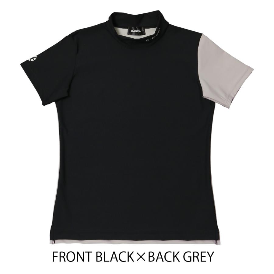 BANDEL（バンデル） ゴルフ Tシャツ 半袖 ハイネック モックネック
