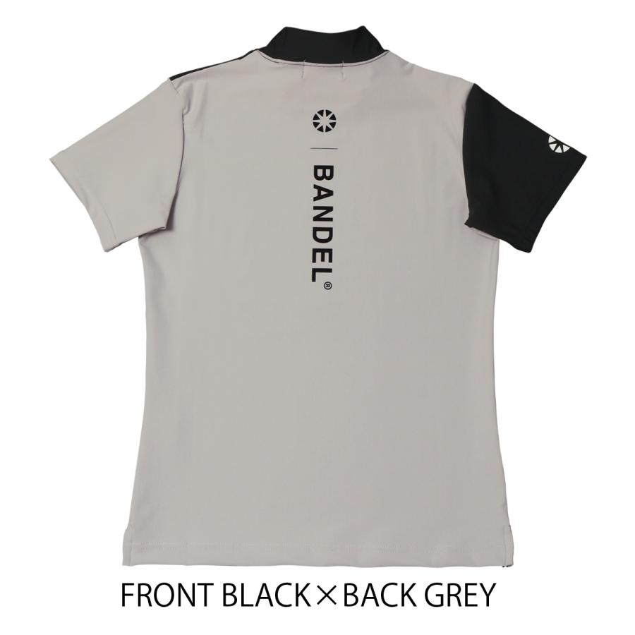BANDEL（バンデル） ゴルフ Tシャツ 半袖 ハイネック モックネック