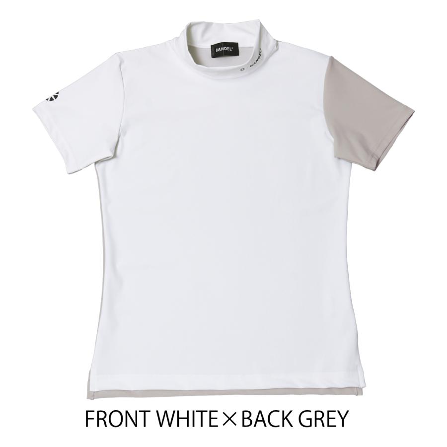 BANDEL（バンデル） ゴルフ Tシャツ 半袖 ハイネック モックネック