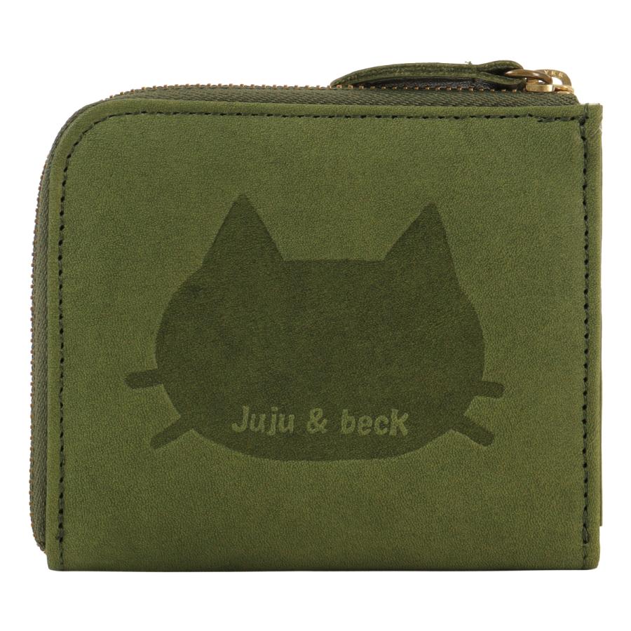 猫 財布 本革 レディース 日本製 ジュジュアンドベック 333331 box21