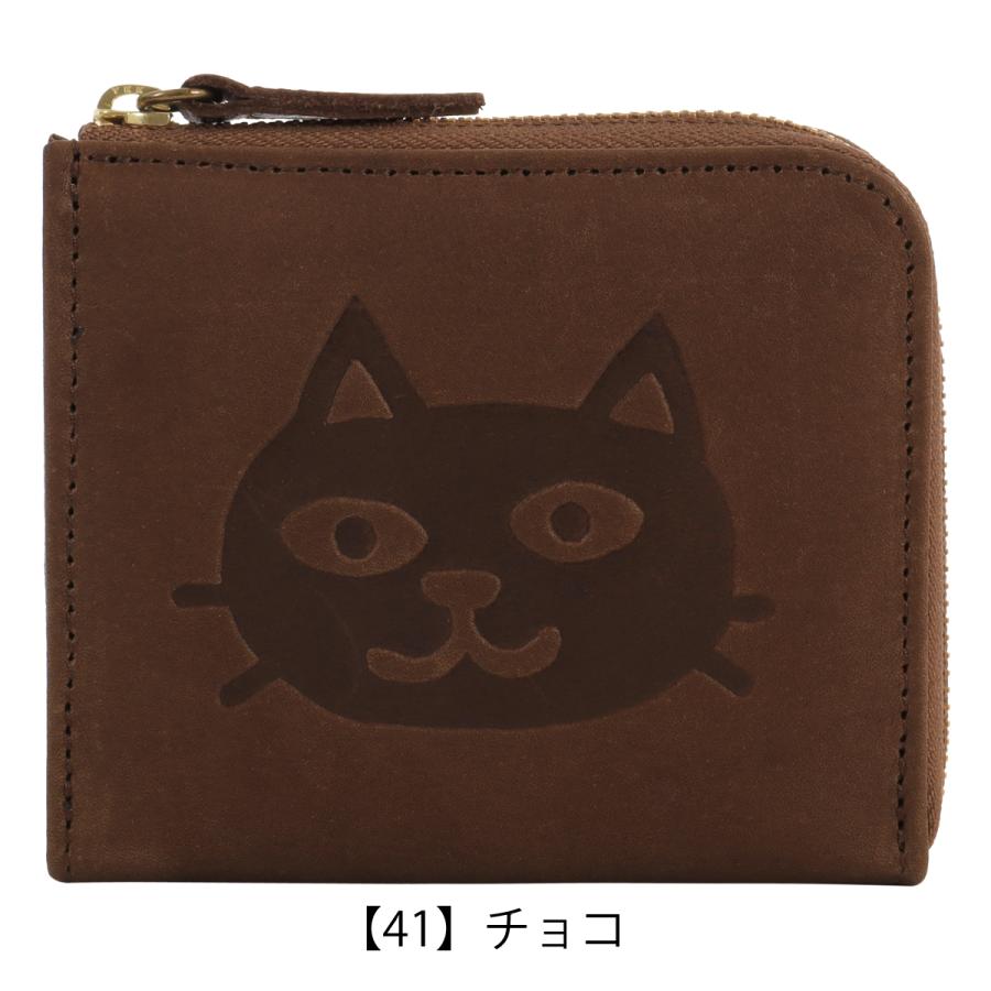 猫 財布 本革 レディース 日本製 ジュジュアンドベック 333331 box21