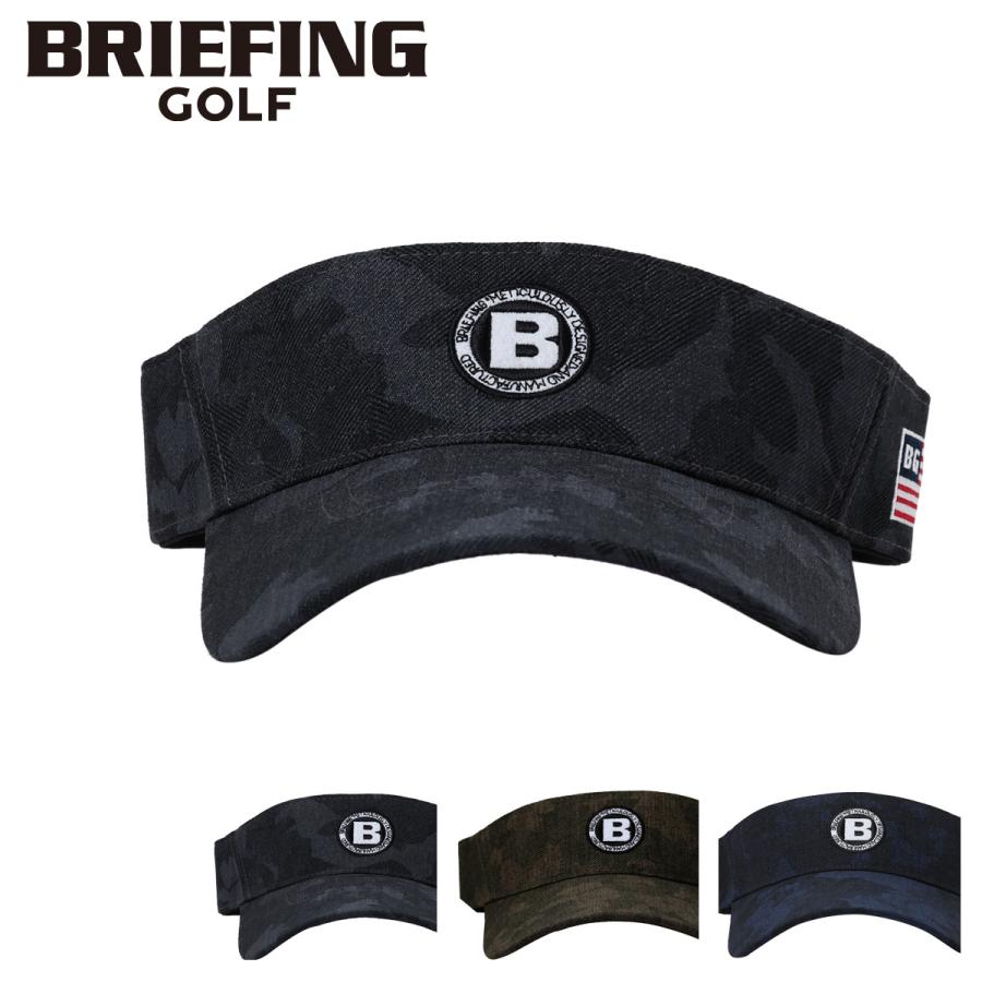 ブリーフィング ゴルフ サンバイザー Mens Wooly Camo Visor メンズbrg3m47 Briefing Golf 帽子 サイズ調節可能 サックスバーpaypayモール店 通販 Paypayモール