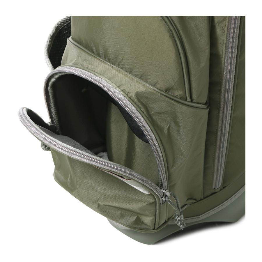 BRIEFING キャディバッグ スタンド式 オリーブ 5分割 直営店限定品