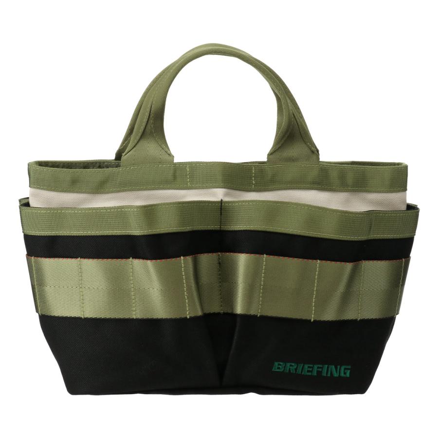 ブリーフィング ゴルフ カートバッグ ラウンドバッグ ゴルフバッグ 横型 ウッドランド メンズ BRG241T35 BRIEFING TOOL CART TOTE WLの画像