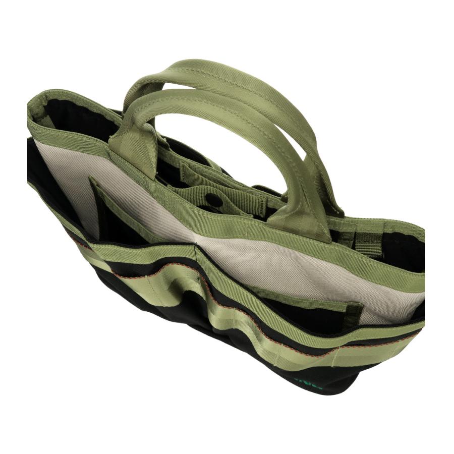 ブリーフィング ゴルフ カートバッグ ラウンドバッグ ゴルフバッグ 横型 ウッドランド メンズ BRG241T35 BRIEFING TOOL CART TOTE WLの画像