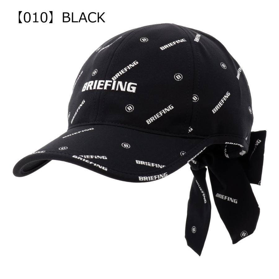 【新品・未使用】BRIEFING ブリーフィング　ゴルフ　キャップ　ブラック BRIEFING（ブリーフィング） ゴルフ キャップ ウィモノグラム リボン