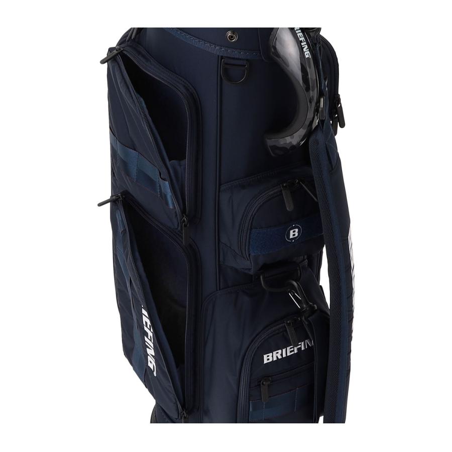 ブリーフィング ゴルフ カート式 キャディバッグ 5分割 ネイビー 8.5型 BRIEFING（ブリーフィング） ゴルフ キャディバッグ CR-6 #03 自立式