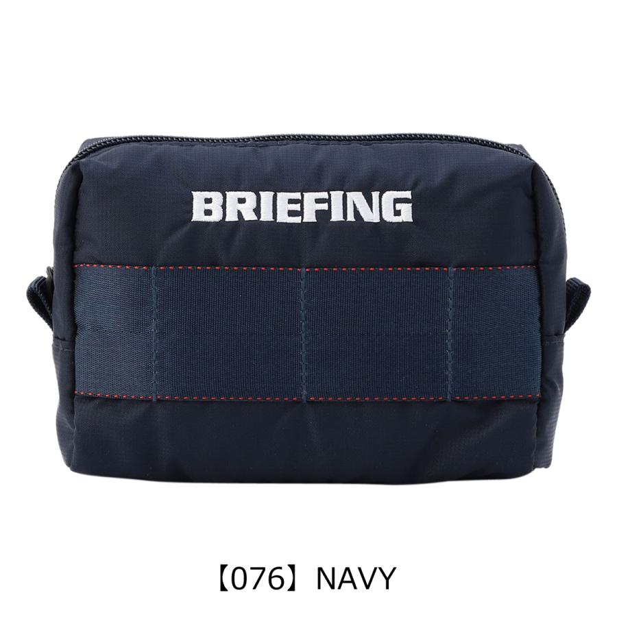 BRIEFING GOLF ブリーフィング ダブルジップ ポーチ3 ネイビー BRIEFING GOLF（ブリーフィングゴルフ） ブリーフィング ゴルフ ポーチ