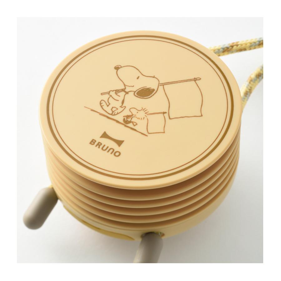 ブルーノ ピーナッツ 扇風機 ウェアラブルファン e041 Bruno Peanuts スヌーピー 首かけ扇風機 首掛け ポータブルミニファン ハンズフリー サックスバーpaypayモール店 通販 Paypayモール