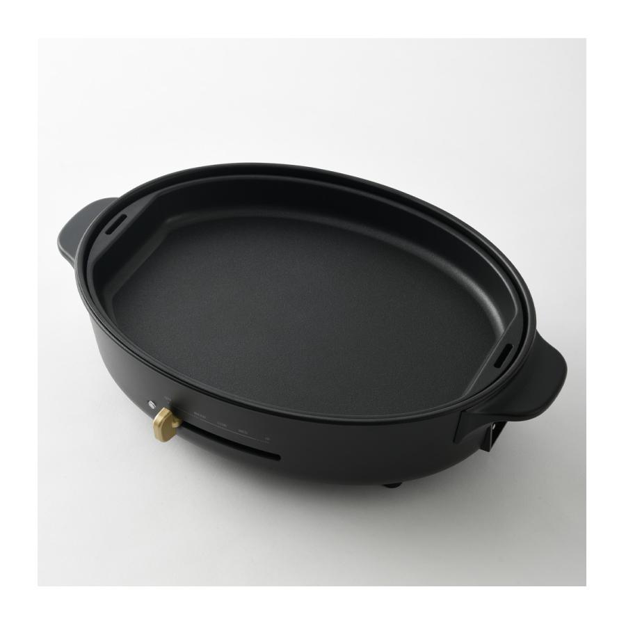 未使用　 BRUNO　クラッシー　オーバルホットプレート BOE053 ブラック BRUNO（ブルーノ） BRUNO crassy+ コンパクト オーバル ホットプレート