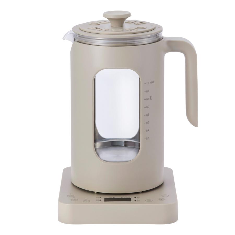 BRUNO（ブルーノ） クラッシィ 電気ケトル 温度調節マルチケトル 1L 1