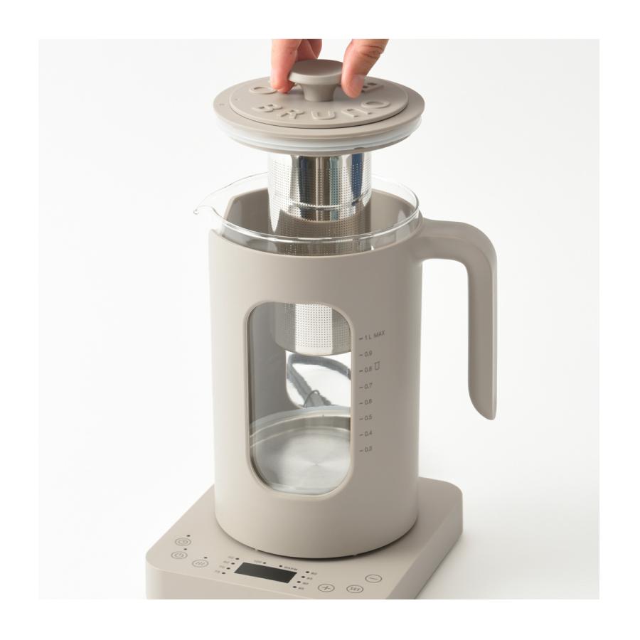 BRUNO（ブルーノ） クラッシィ 電気ケトル 温度調節マルチケトル 1L 1