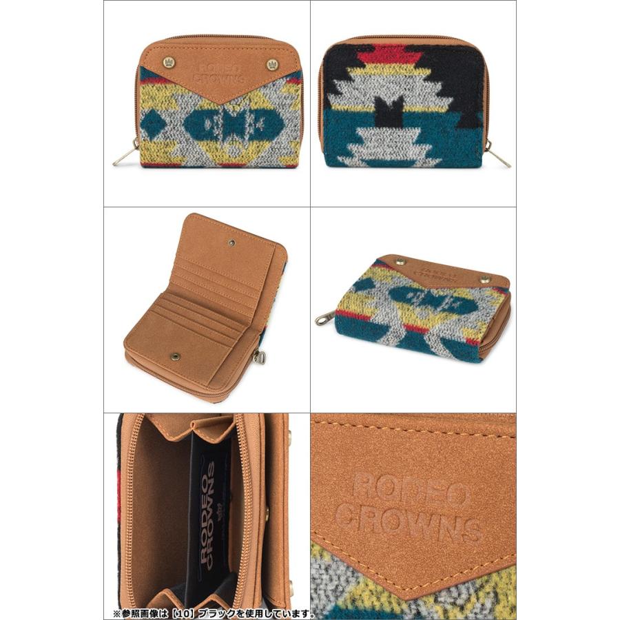 ロデオクラウンズ Rodeo Crowns 二つ折り財布 C Ortega ラウンドファスナー 札入れ 小銭入れ レディース Po5 サックスバーpaypayモール店 通販 Paypayモール
