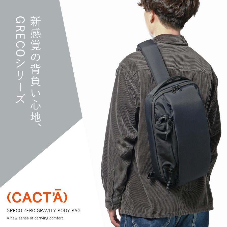 CACT'A（カクタ） ボディバッグ グレコ ゼログラビティ A4 メンズ
