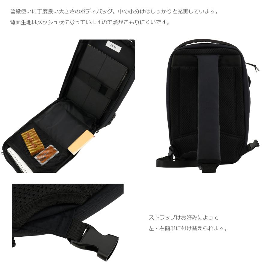CACT'A（カクタ） ボディバッグ グレコ ゼログラビティ A4 メンズ