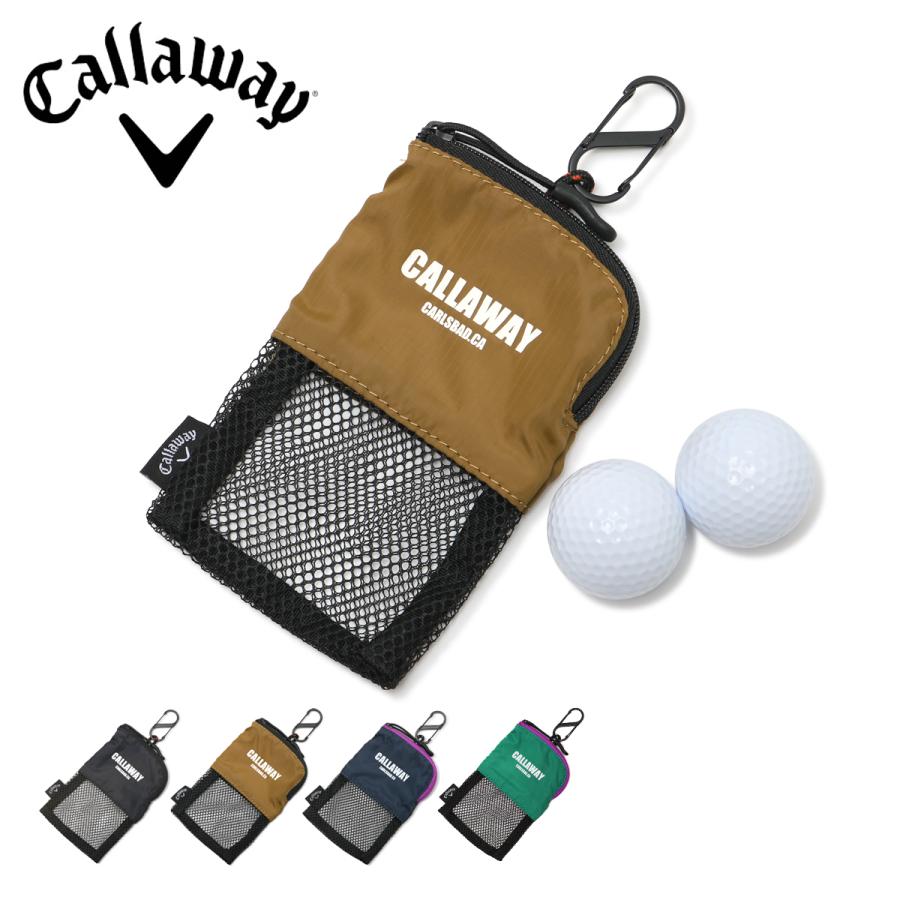 キャロウェイ ゴルフ ボールケース ボールバッグ イージーゴーイング メンズ レディース Callaway EASYGOING BALL BAG ゴルフグッズ メッシュ callaway