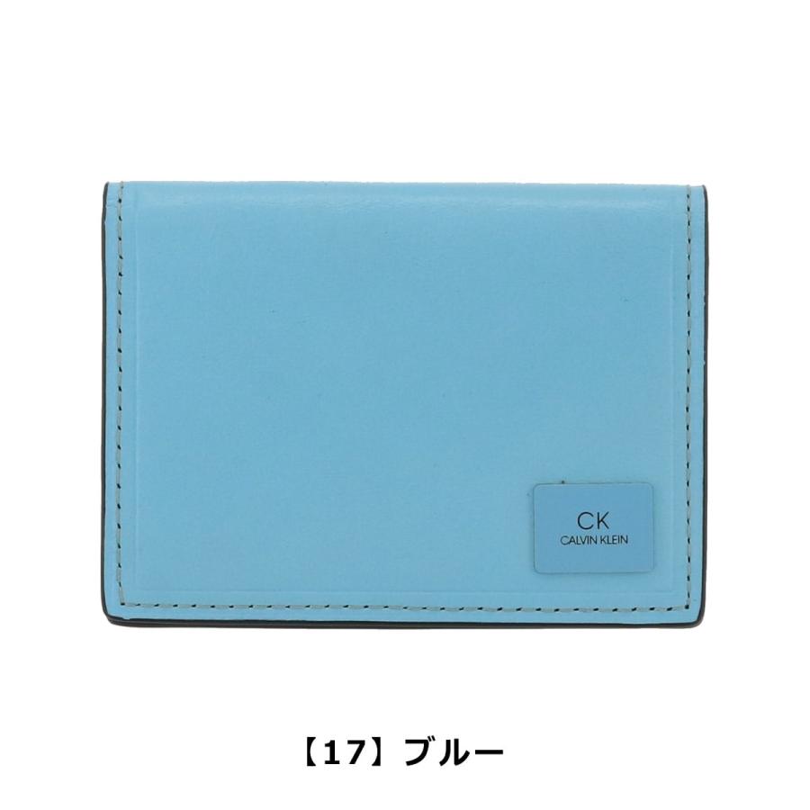 シーケー カルバンクライン パスケース ワキシー メンズ 809627 CK CALVIN KLEIN ICカードケース 定期入れ 牛革 本革 レザー｜sacsbar｜18