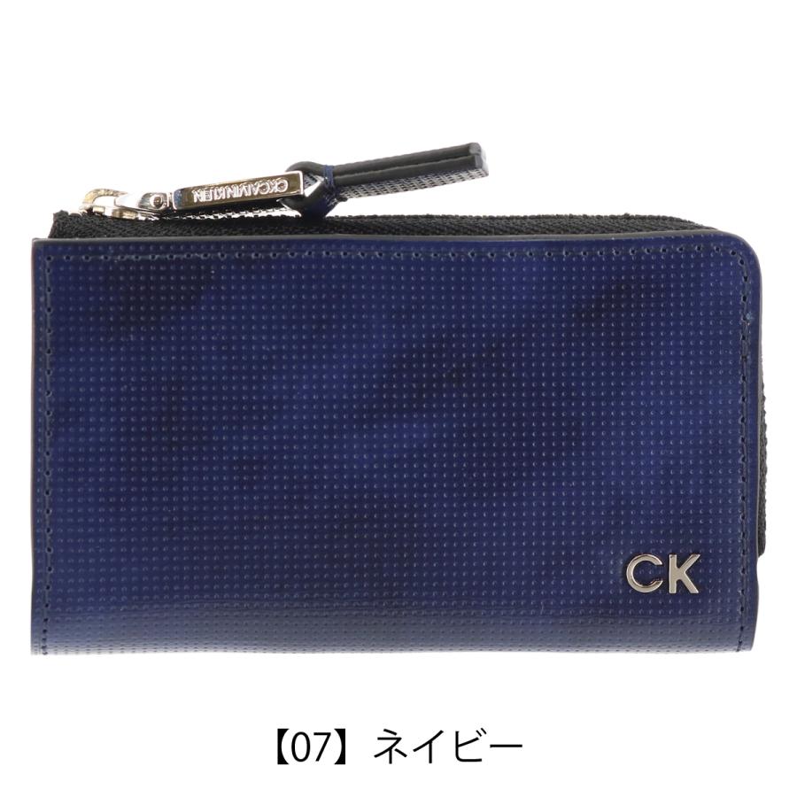 シーケー カルバンクライン キーケース レター メンズ 818622 CK CALVIN KLEIN 小銭入れ コインケース カードケース 牛革 本革 レザー｜sacsbar｜12