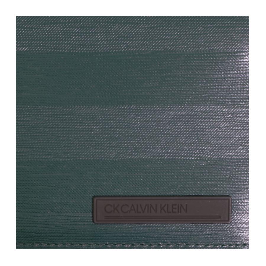 ck Calvin Klein シーケー カルバンクライン 長財布 かぶせ 本革