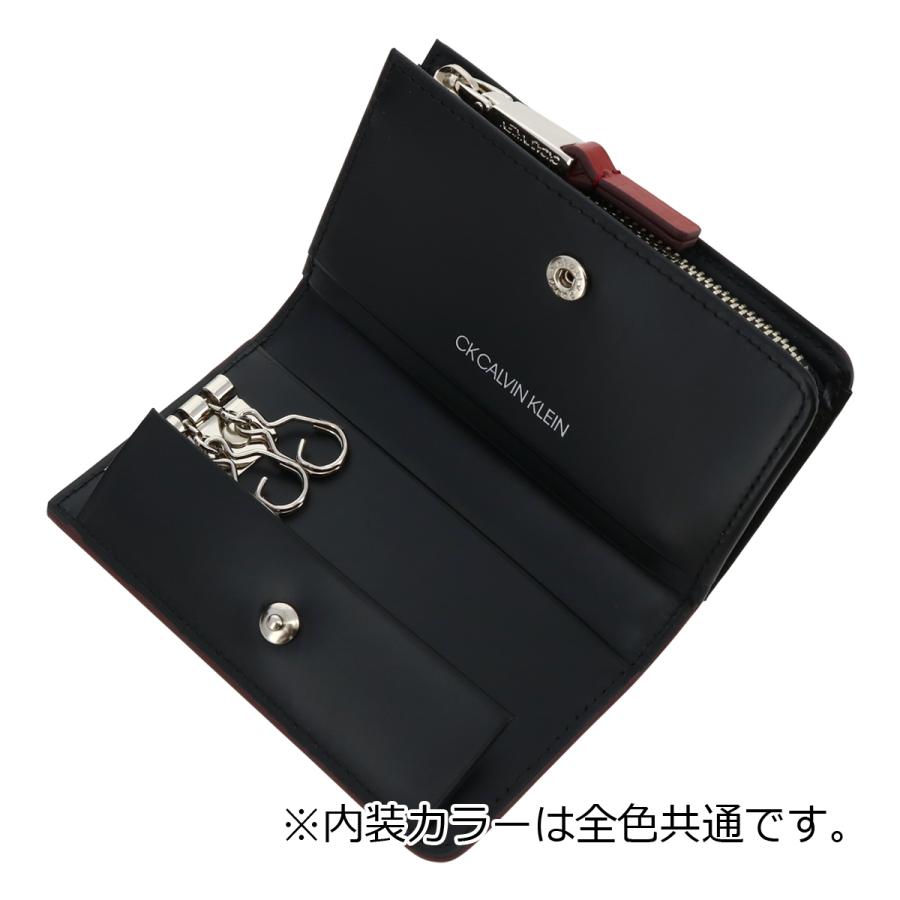 シーケー カルバンクライン キーケース 本革 期間限定カラー メンズ ソーダ 827623 CK CALVIN KLEIN 牛革 レザー クリスマス ギフト ブランド プレゼント 紳士｜sacsbar｜12