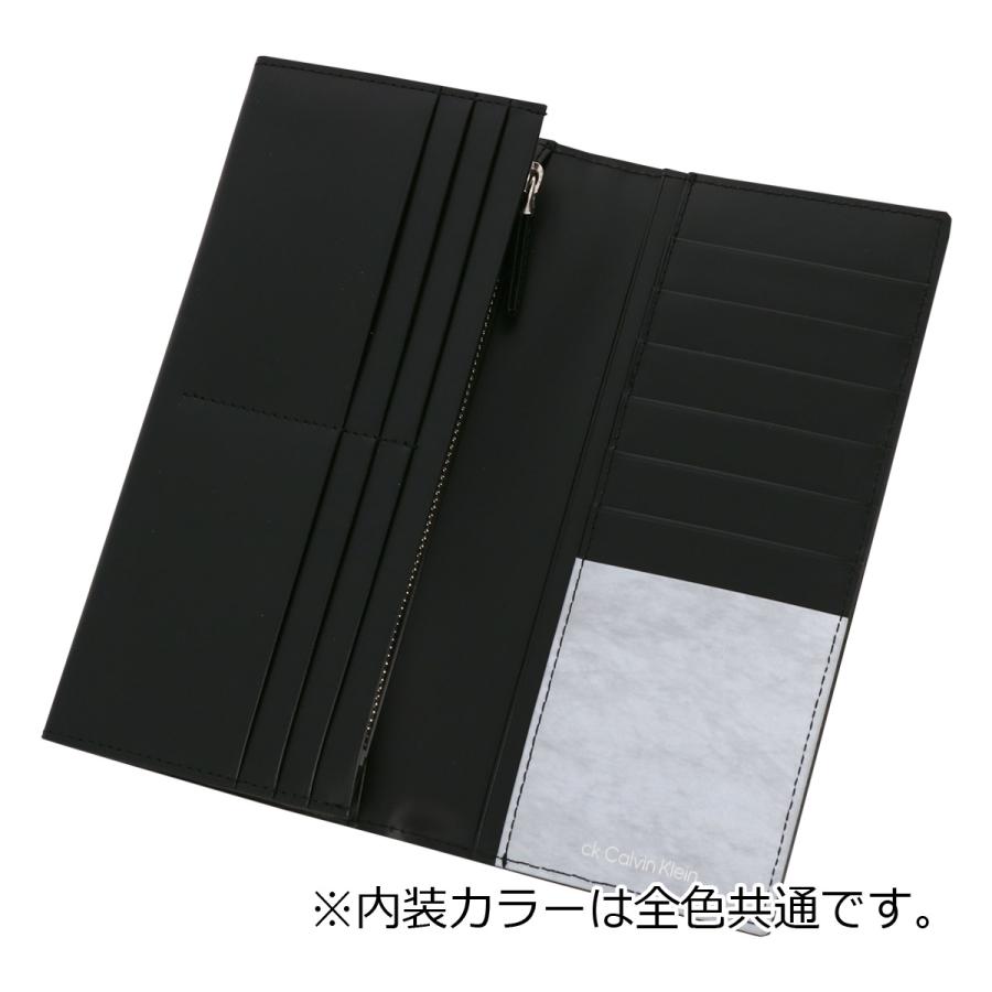 ck Calvin Klein シーケー カルバンクライン 長財布 かぶせ 本革 