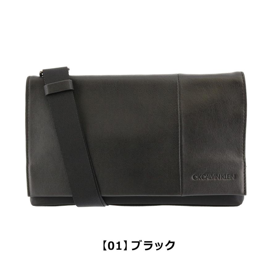 シーケー カルバンクライン クラッチバッグ メンズ ブルーノll 833211 CK CALVIN KLEIN 2WAY ショルダー付き 本革｜sacsbar｜13