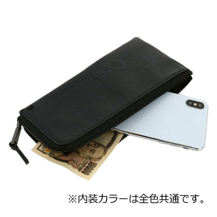 K*_様 【新品】  カルバンクライン 長財布 シンプル ck Calvin Klein シーケー カルバンクライン 長財布 本革 薄型 薄い L