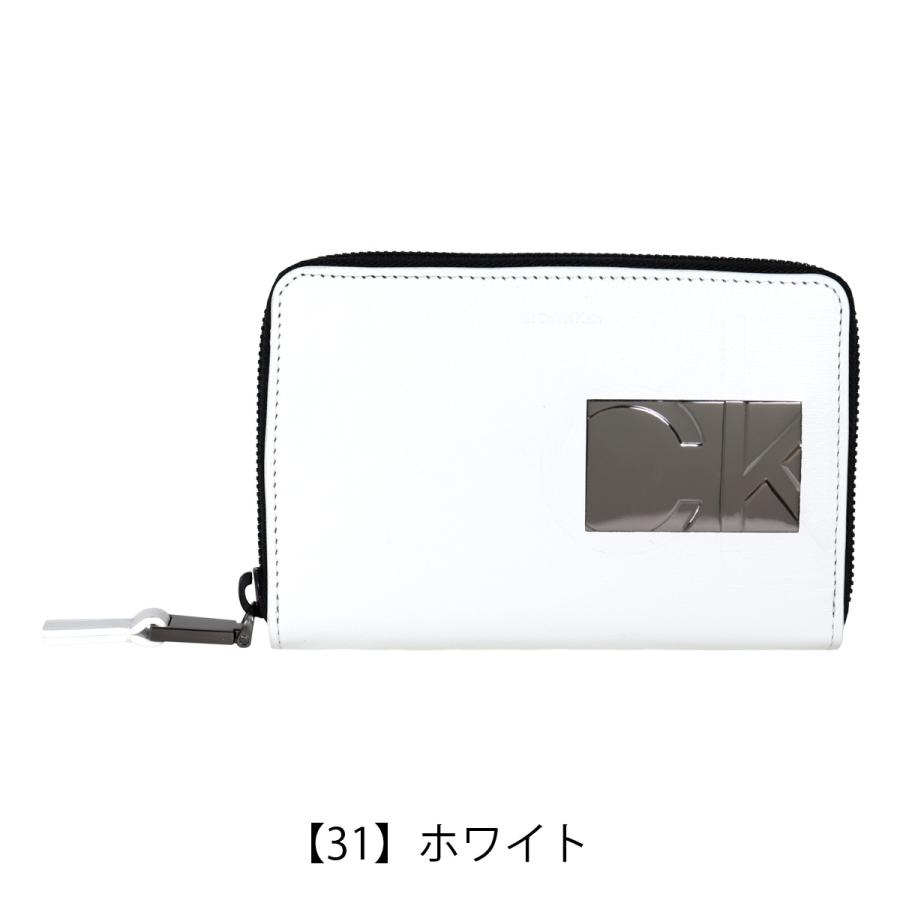 シーケー カルバンクライン 財布 二つ折り 本革 レザー メンズ 二つ折り財布 837604 バンシー CK CALVIN KLEIN ラウンドファスナー 折り財布 