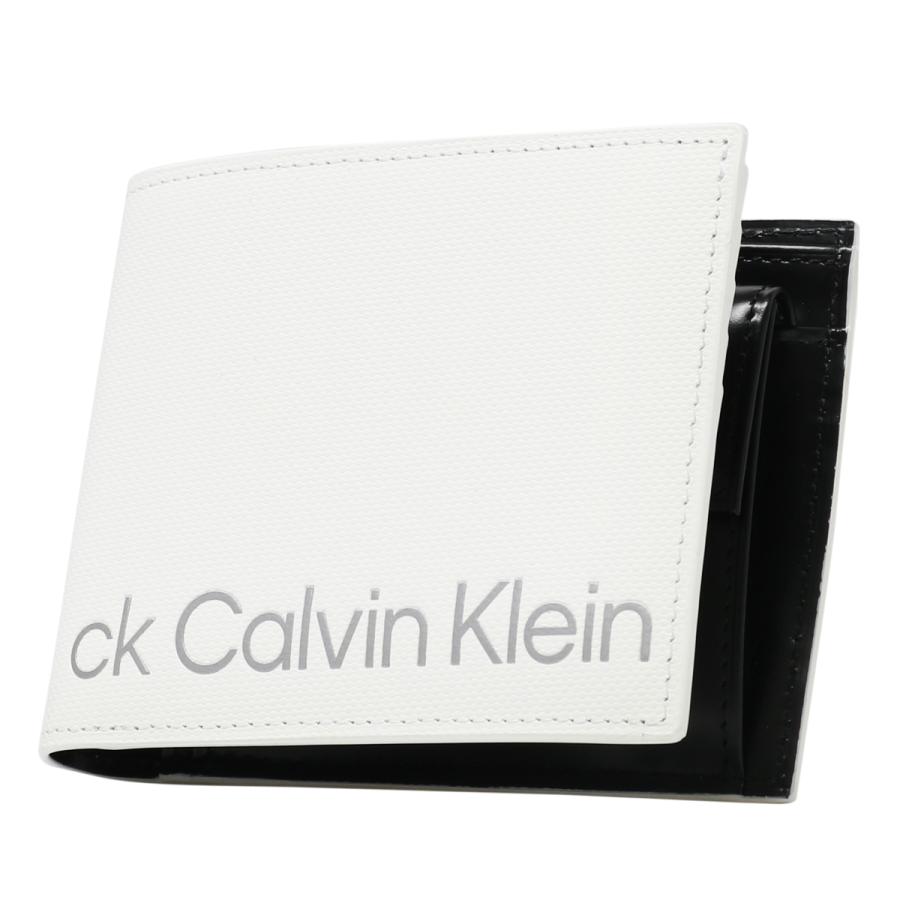 ck Calvin Klein シーケー カルバンクライン 財布 二つ折り 本革