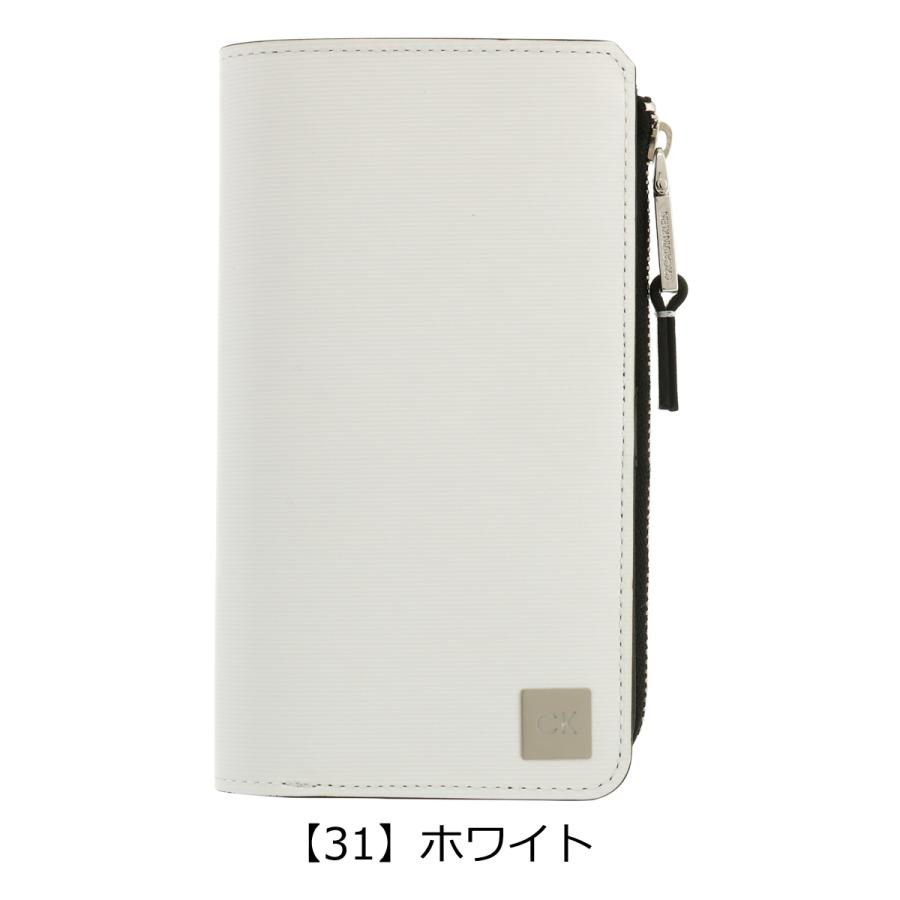 ck Calvin Klein シーケー カルバンクライン 二つ折り財布 本革 メンズ