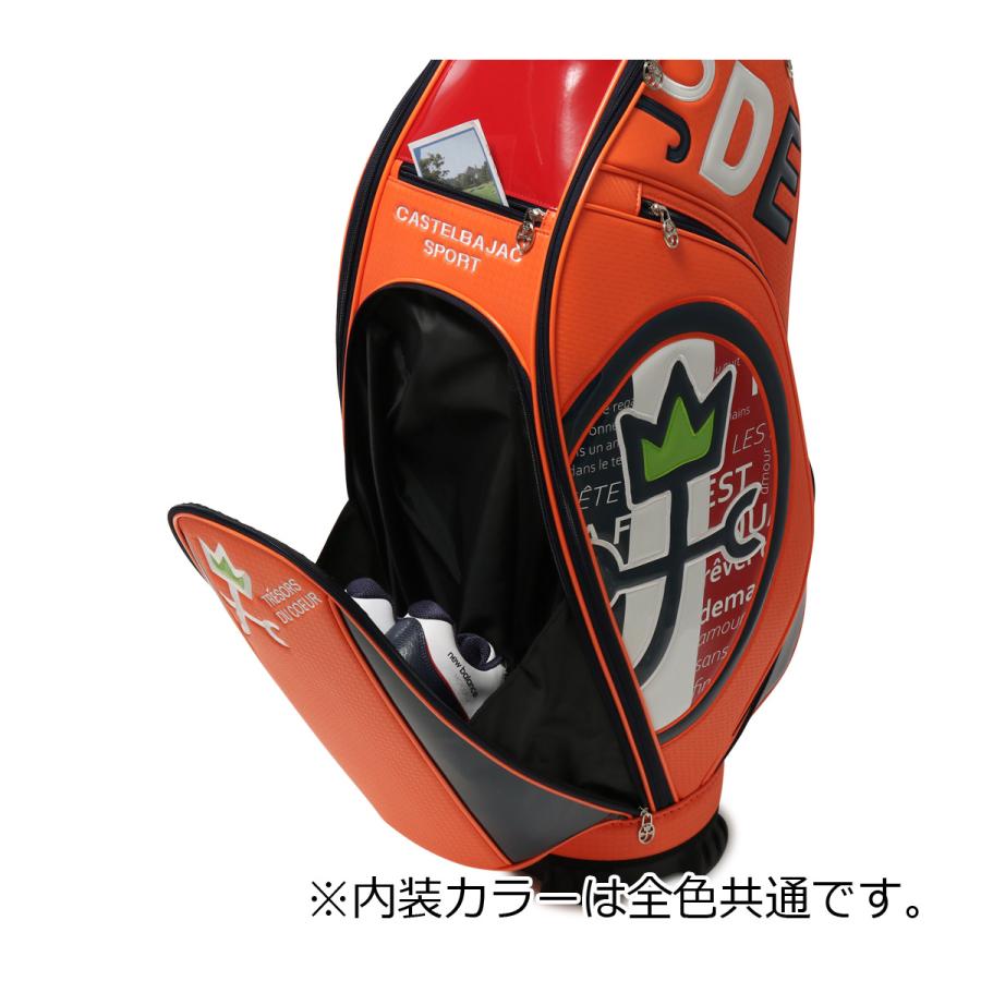 カステルバジャック ゴルフ キャディバッグ カート型 5分割 9型 47インチ 3.6kg トリコロール 7233181301 CASTELBAJAC SPORTS キャディーバッグ｜sacsbar｜09